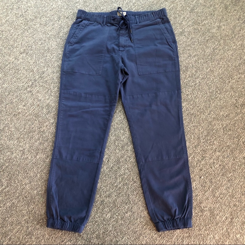 Todd Snyder Italian Stretch Drawstring Camp Utility Worker Jogger Pants, Size L